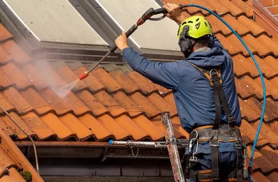 Démoussage et hydrofuge de toiture à Distré